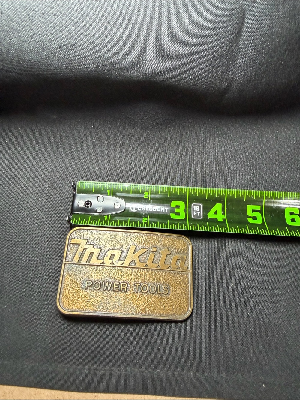 Vintage Makita Power Tools Mens Belt Buckle Made In USA
